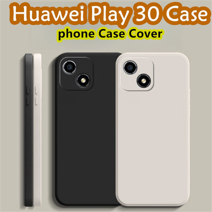 For Huawei Play 30 Cover Drop and wear resistant Silicone Full Case Classic Simple Solid Color Phone Case Cover