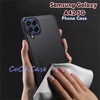For Samsung Galaxy A42 5G Cover Silicone Professional Full Case Classic Simple Solid Color Phone Case Cover sweatproof