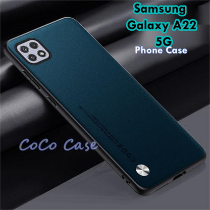 For Samsung Galaxy A22 5G Cover Silicone Professional Full Case Classic Simple Solid Color Phone Case Cover sweatproof