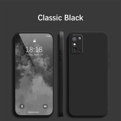 For Honor X10 Max Cover Drop and wear resistant Silicone Full Case Classic Simple Solid Color Phone Case Cover