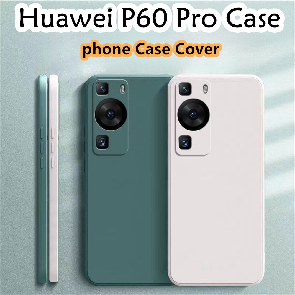 For Huawei P60 Pro Cover Drop and wear resistant Silicone Full Case Classic Simple Solid Color Phone Case Cover