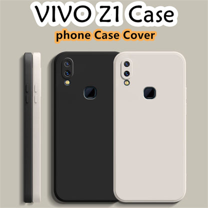 For VIVO Z1 Cover Drop and wear resistant Silicone Full Case Classic Simple Solid Color Phone Case Cover