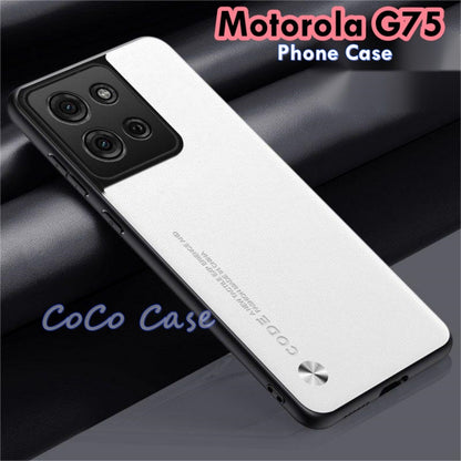 For Motorola G75 Cover Silicone Professional Full Case Classic Simple Solid Color Phone Case Cover sweatproof