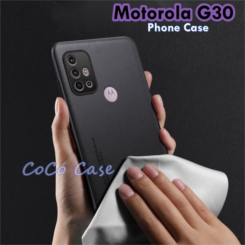 For Motorola G30 Cover Silicone Professional Full Case Classic Simple Solid Color Phone Case Cover sweatproof