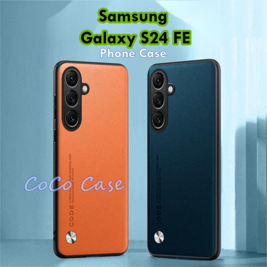 For Samsung Galaxy S24 FE Cover Silicone Professional Full Case Classic Simple Solid Color Phone Case Cover sweatproof
