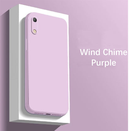 For Huawei Y6 Pro 2019 Cover Drop and wear resistant Silicone Full Case Classic Simple Solid Color Phone Case Cover