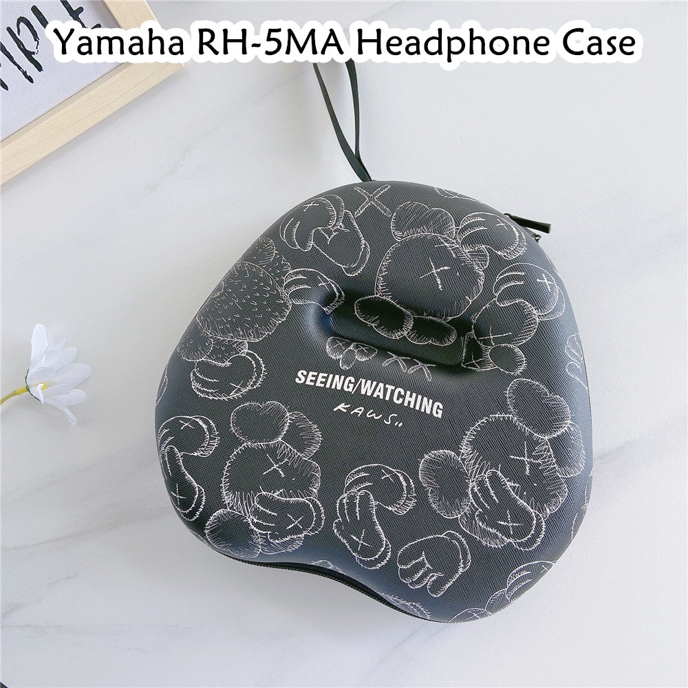 For Yamaha RH-5MA Headphone Case Cartoon Creative Patterns Headset Earpads Storage Bag Casing Box