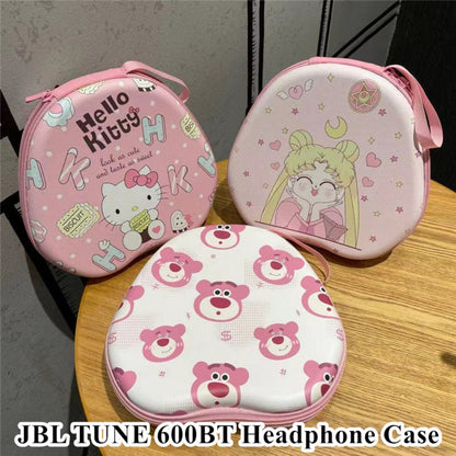 For JBL TUNE 600BT Headphone Case Cartoon Creative Patterns Headset Earpads Storage Bag Casing Box