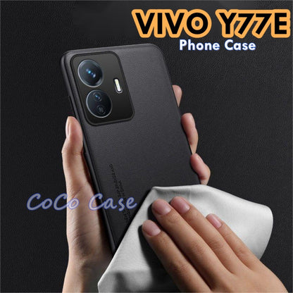 For VIVO Y77E Cover Silicone Professional Full Case Classic Simple Solid Color Phone Case Cover sweatproof