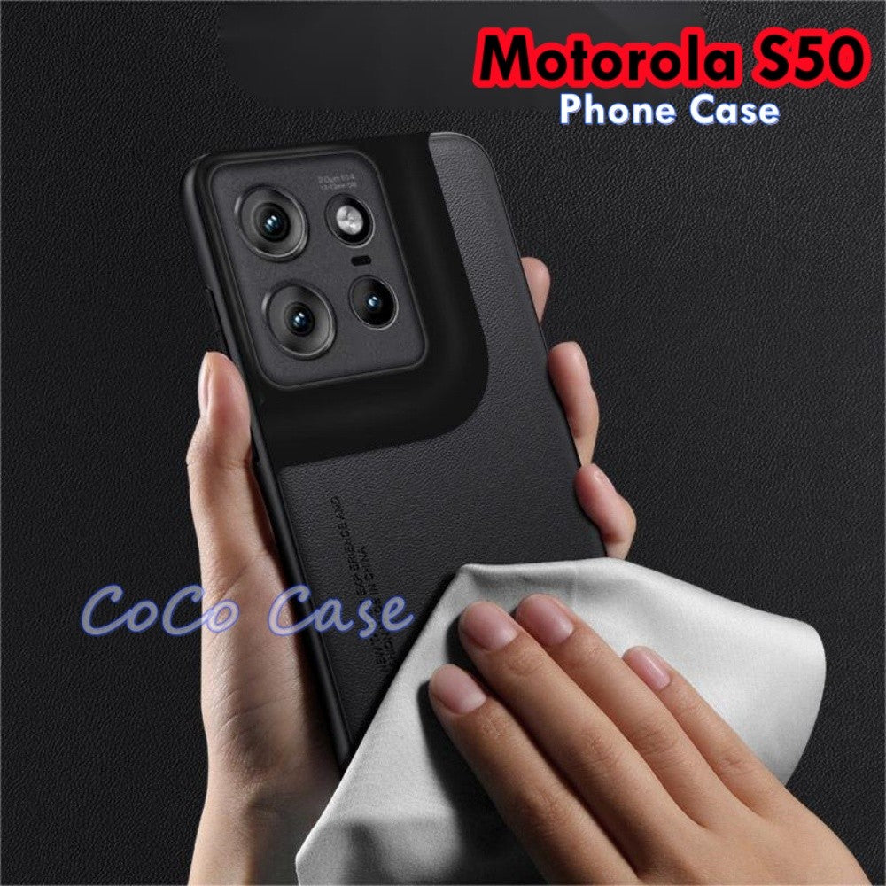 For Motorola S50 Cover Silicone Professional Full Case Classic Simple Solid Color Phone Case Cover sweatproof