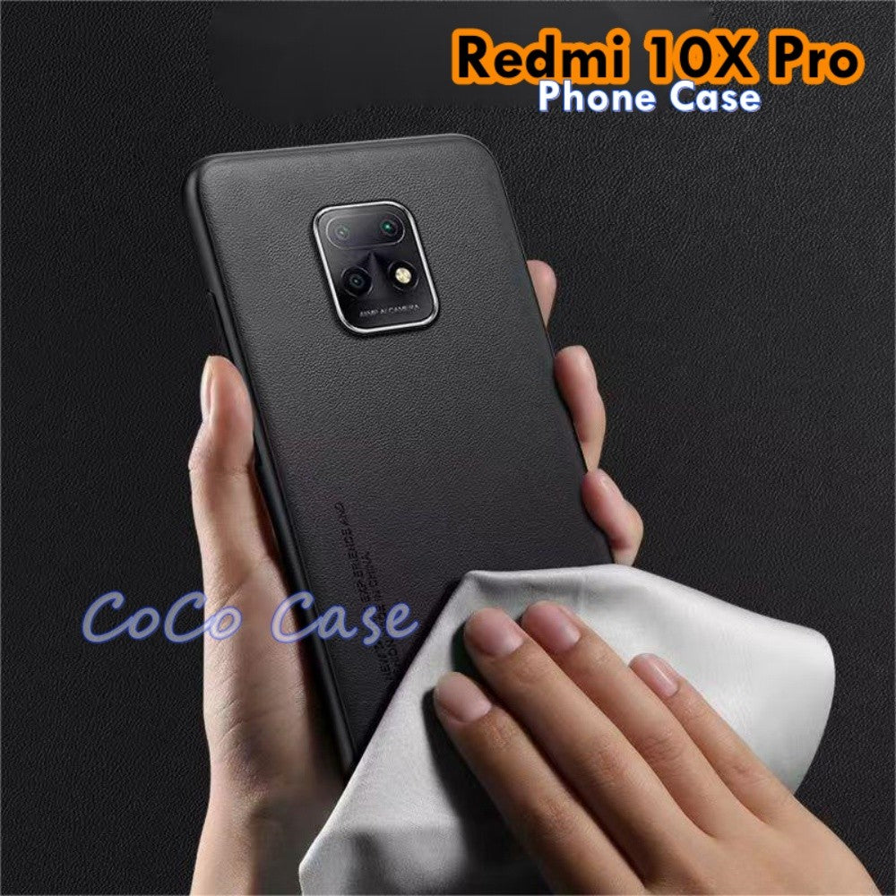 For Redmi 10X Pro Cover Silicone Professional Full Case Classic Simple Solid Color Phone Case Cover sweatproof