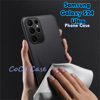 For Samsung Galaxy S24 Ultra Cover Silicone Professional Full Case Classic Simple Solid Color Phone Case Cover sweatproof