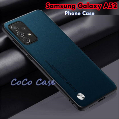 For Samsung Galaxy A52 Cover Silicone Professional Full Case Classic Simple Solid Color Phone Case Cover sweatproof