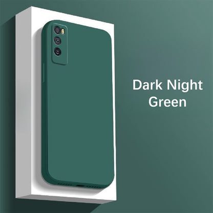 For Huawei Enjoy 20 Pro Cover Drop and wear resistant Silicone Full Case Classic Simple Solid Color Phone Case Cover