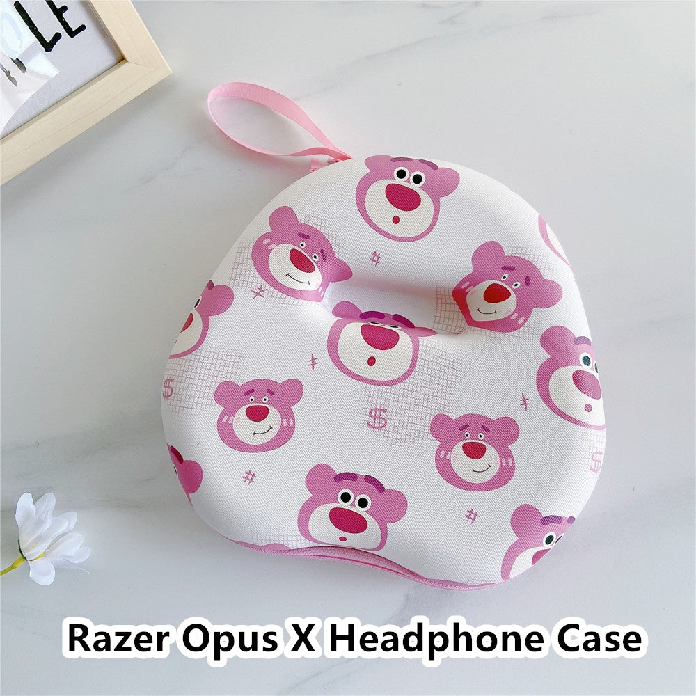 For Razer Opus X Headphone Case Cartoon Creative Patterns Headset Earpads Storage Bag Casing Box