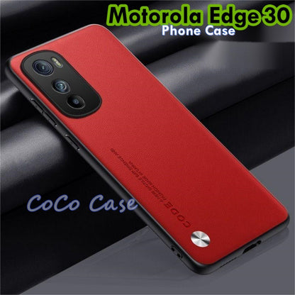 For Motorola Edge 30 Cover Silicone Professional Full Case Classic Simple Solid Color Phone Case Cover sweatproof