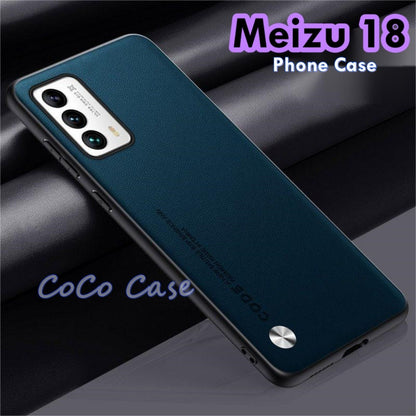 For Meizu 18 Cover Silicone Professional Full Case Classic Simple Solid Color Phone Case Cover sweatproof