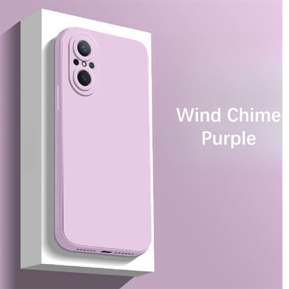For Huawei Nova 9 SE Cover Drop and wear resistant Silicone Full Case Classic Simple Solid Color Phone Case Cover