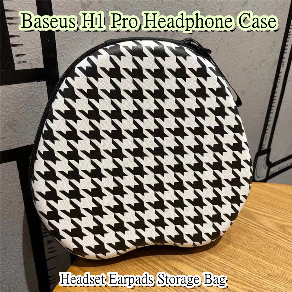 For Baseus H1 Pro Headphone Case Cartoon Creative Patterns Headset Earpads Storage Bag Casing Box