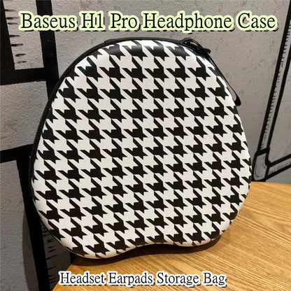 For Baseus H1 Pro Headphone Case Cartoon Creative Patterns Headset Earpads Storage Bag Casing Box
