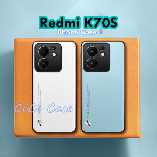 For Redmi K70S Cover Silicone Professional Full Case Classic Simple Solid Color Phone Case Cover sweatproof