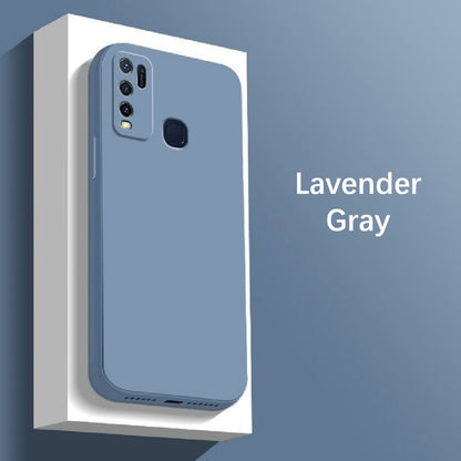 For VIVO Y50 Cover Drop and wear resistant Silicone Full Case Classic Simple Solid Color Phone Case Cover