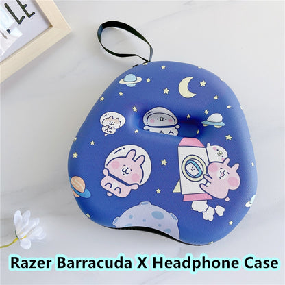 For Razer Barracuda X Headphone Case Cartoon Creative Patterns Headset Earpads Storage Bag Casing Box