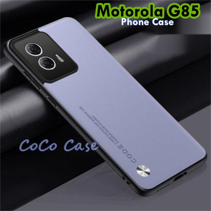 For Motorola G85 Cover Silicone Professional Full Case Classic Simple Solid Color Phone Case Cover sweatproof