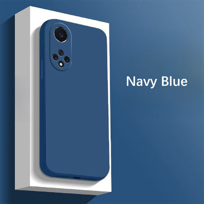 For Huawei Nova 9 Cover Drop and wear resistant Silicone Full Case Classic Simple Solid Color Phone Case Cover