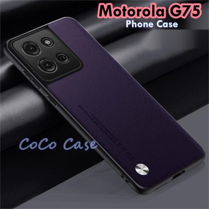 For Motorola G75 Cover Silicone Professional Full Case Classic Simple Solid Color Phone Case Cover sweatproof