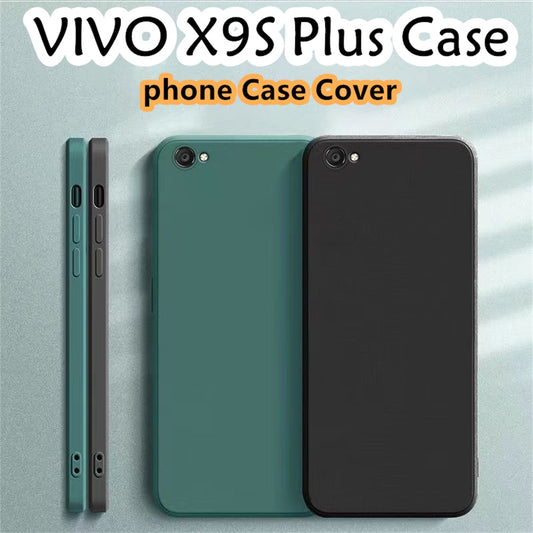 For VIVO X9S Plus Cover Drop and wear resistant Silicone Full Case Classic Simple Solid Color Phone Case Cover