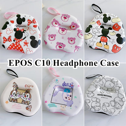 For EPOS C10 Headphone Case Cartoon Creative Patterns Headset Earpads Storage Bag Casing Box