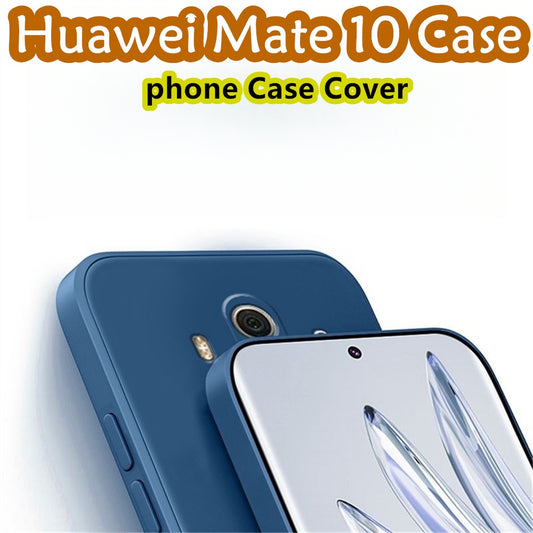 For Huawei Mate 10 Cover Drop and wear resistant Silicone Full Case Classic Simple Solid Color Phone Case Cover