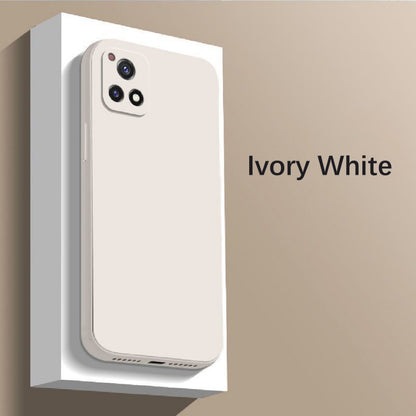 For VIVO Y52S Cover Drop and wear resistant Silicone Full Case Classic Simple Solid Color Phone Case Cover