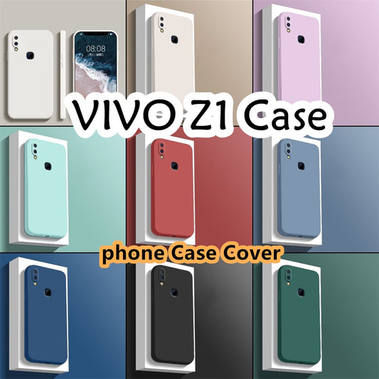 For VIVO Z1 Cover Drop and wear resistant Silicone Full Case Classic Simple Solid Color Phone Case Cover