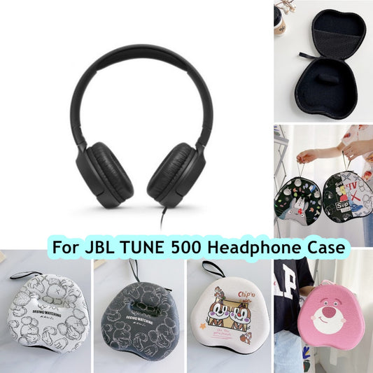 For JBL TUNE 500 Headphone Case Cartoon Creative Patterns Headset Earpads Storage Bag Casing Box