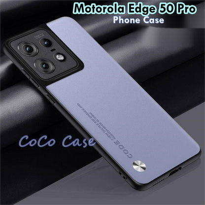 For Motorola Edge 50 Pro Cover Silicone Professional Full Case Classic Simple Solid Color Phone Case Cover sweatproof