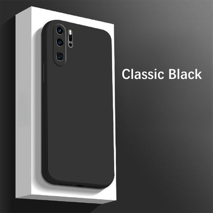 For Huawei P30 Pro Cover Drop and wear resistant Silicone Full Case Classic Simple Solid Color Phone Case Cover