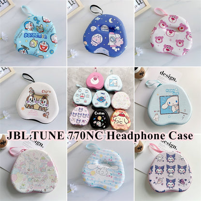 For JBL TUNE 770NC Headphone Case Cartoon Creative Patterns Headset Earpads Storage Bag Casing Box
