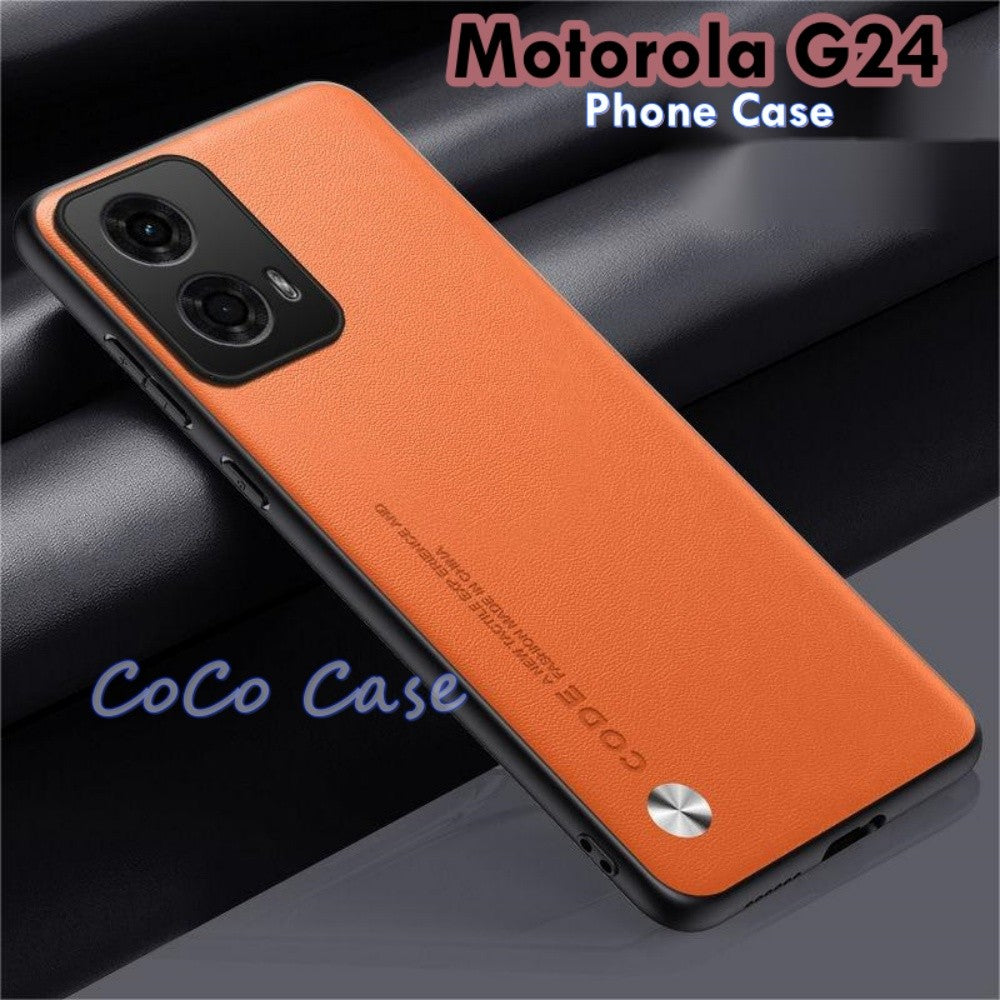 For Motorola G24 Cover Silicone Professional Full Case Classic Simple Solid Color Phone Case Cover sweatproof