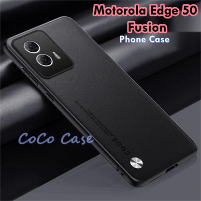 For Motorola Edge 50 Fusion Cover Silicone Professional Full Case Classic Simple Solid Color Phone Case Cover sweatproof