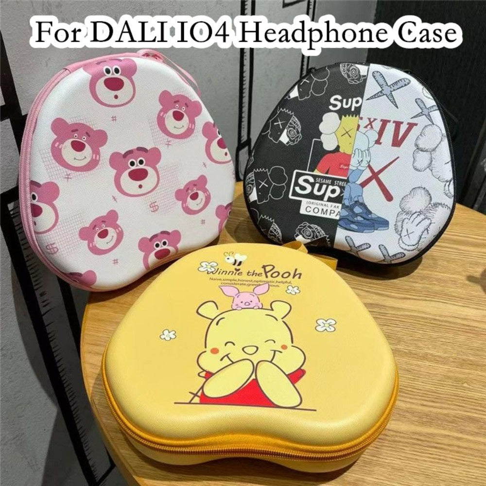 For DALI IO4 Headphone Case Cartoon Creative Patterns Headset Earpads Storage Bag Casing Box