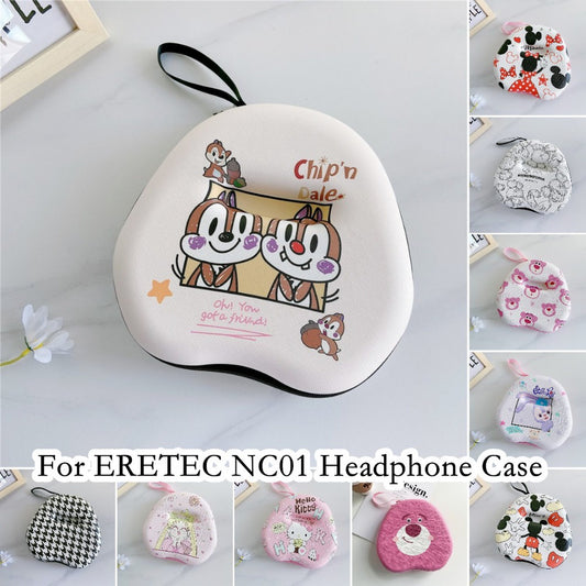 For ERETEC NC01 Headphone Case Cartoon Creative Patterns Headset Earpads Storage Bag Casing Box