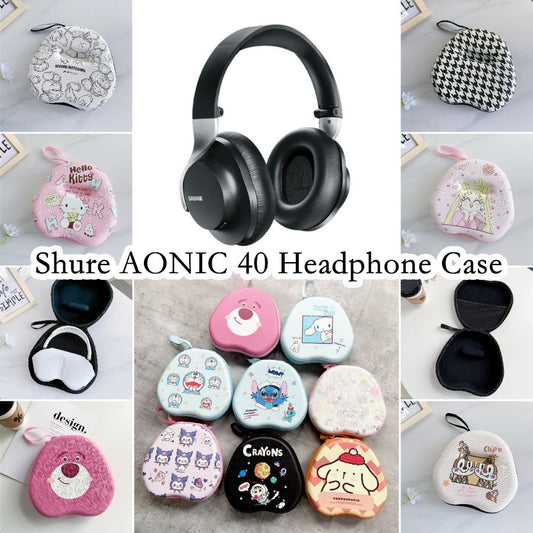 For Shure AONIC 40 Headphone Case Cartoon Creative Patterns Headset Earpads Storage Bag Casing Box