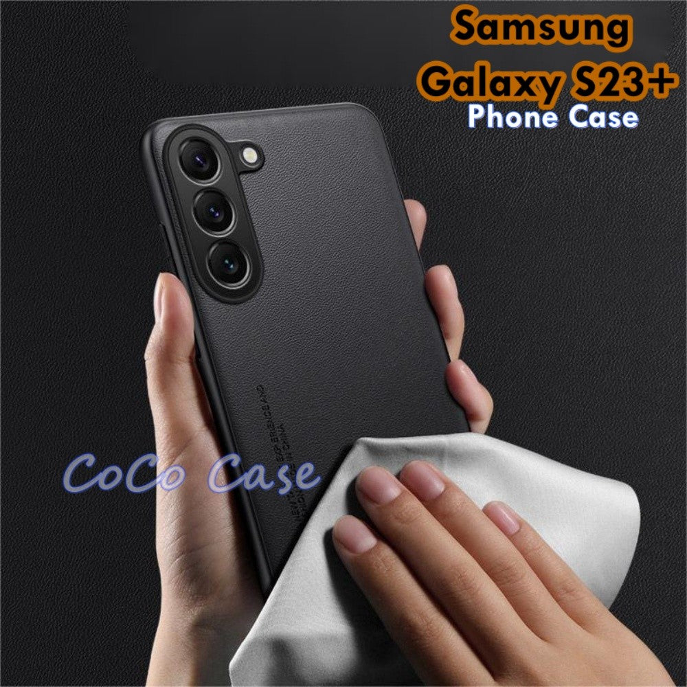 For Samsung Galaxy S23+ Cover Silicone Professional Full Case Classic Simple Solid Color Phone Case Cover sweatproof