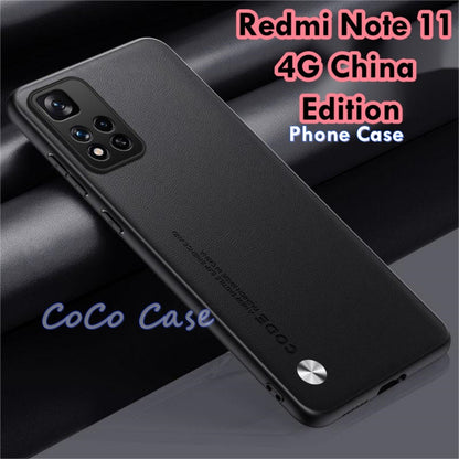 For Redmi Note 11 4G China Edition Cover Silicone Professional Full Case Classic Simple Solid Color Phone Case Cover sweatproof