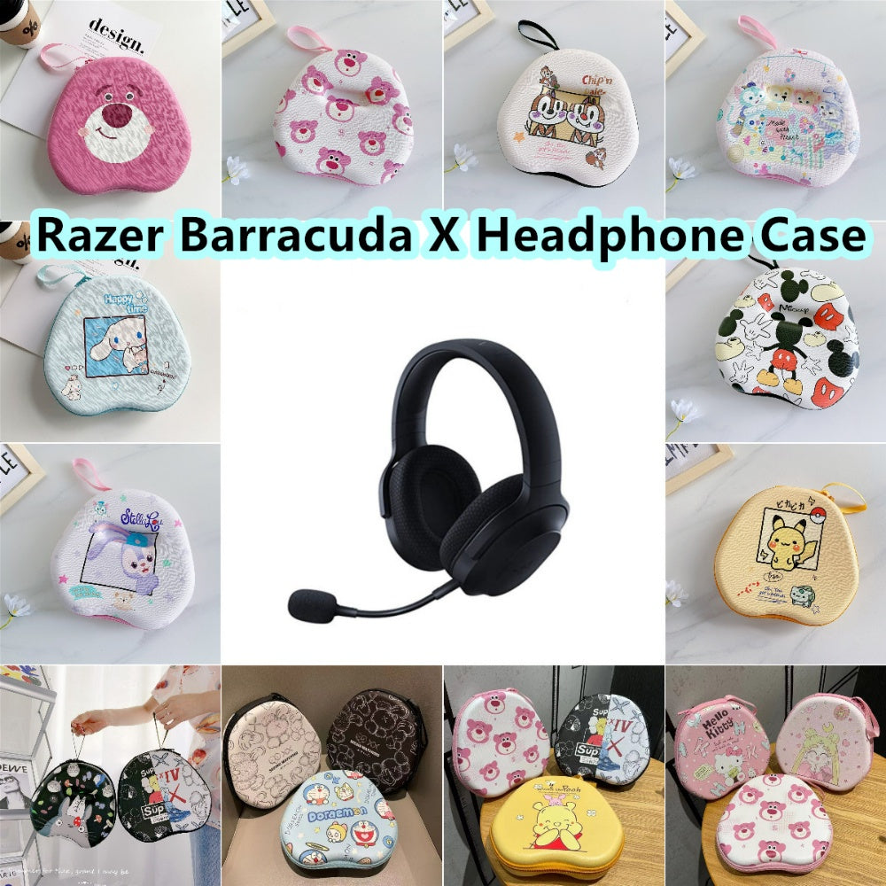 For Razer Barracuda X Headphone Case Cartoon Creative Patterns Headset Earpads Storage Bag Casing Box