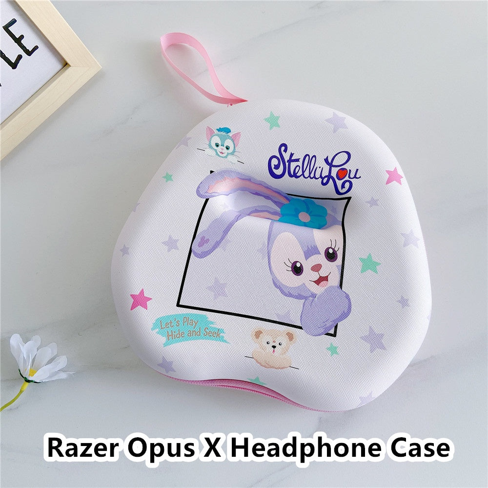 For Razer Opus X Headphone Case Cartoon Creative Patterns Headset Earpads Storage Bag Casing Box