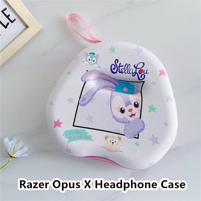 For Razer Opus X Headphone Case Cartoon Creative Patterns Headset Earpads Storage Bag Casing Box