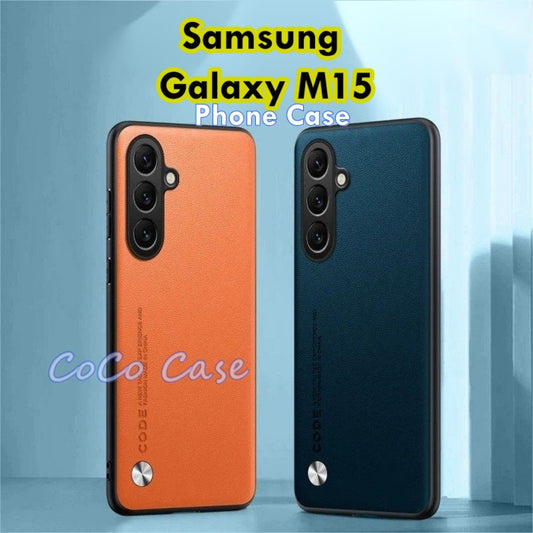 For Samsung Galaxy M15 Cover Silicone Professional Full Case Classic Simple Solid Color Phone Case Cover sweatproof
